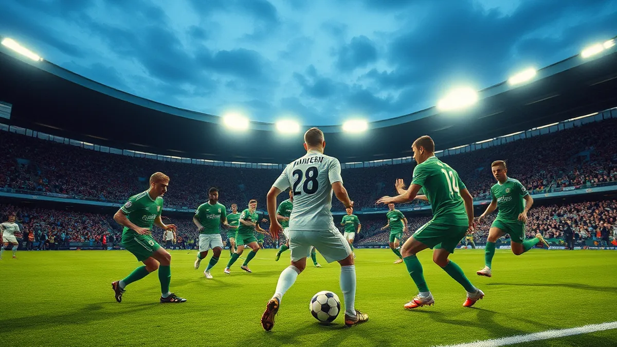 Emocjonujący mecz Lechia Gdansk - Arka Gdynia